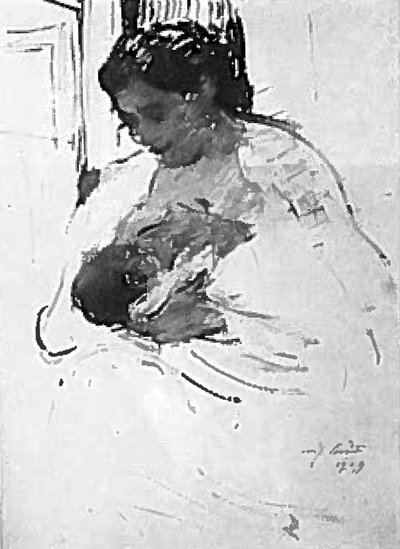 Charlotte with Wilhelmine by Lovis Corinth